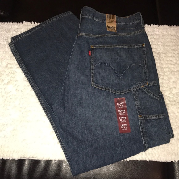 mens levi's carpenter jeans loose straight